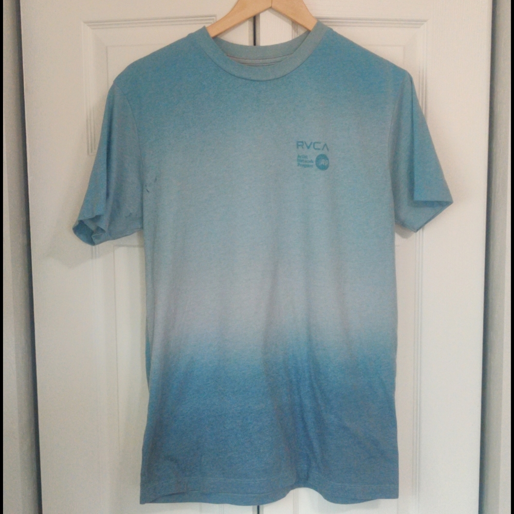 RVCA Artist Network Program Blue Gradient Shirt